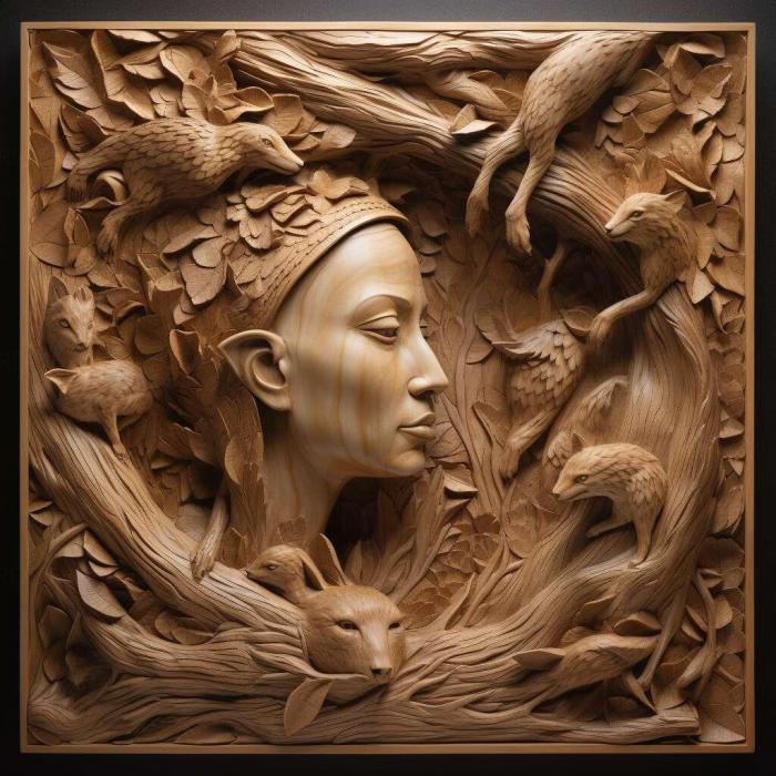 نموذج ثلاثي الأبعاد لآلة CNC 3D Art 